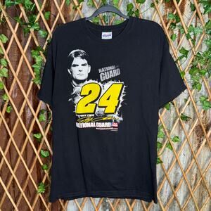 Vintage Y2K Jeff Gordon natl guard nascar racing 00s t-shirt